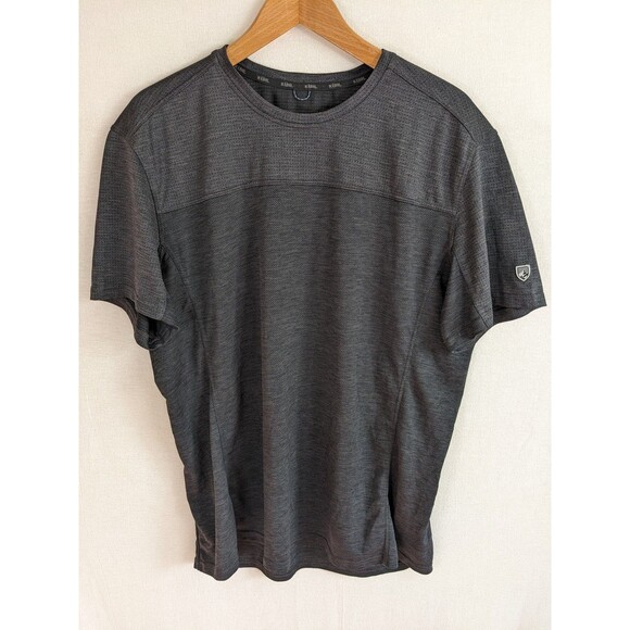 Kuhl Performance Shirt Mens XL Gray Short Sleeve Athletic Breathable Hiking - Picture 1 of 9